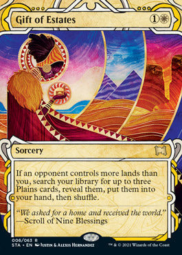 Gift of Estates (Foil Etched) [Strixhaven: Mystical Archive] | Dumpster Cat Games