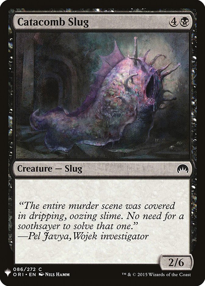 Catacomb Slug [Mystery Booster] | Dumpster Cat Games