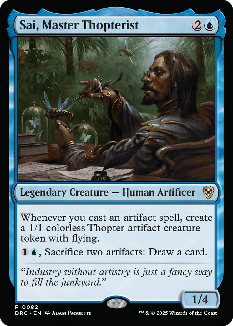 Sai, Master Thopterist [Aetherdrift Commander] | Dumpster Cat Games