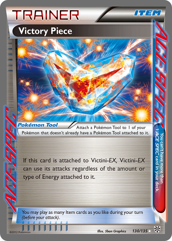 Victory Piece (130/135) [Black & White: Plasma Storm] | Dumpster Cat Games