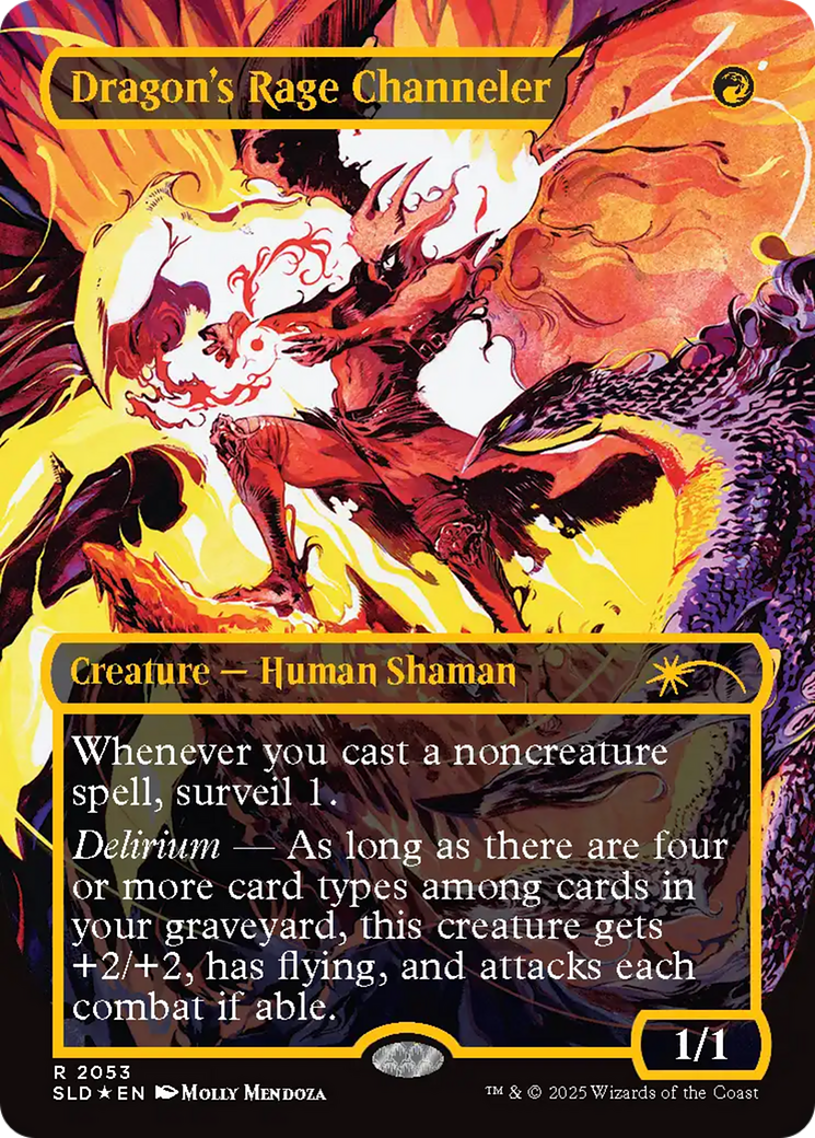 Dragon's Rage Channeler (2053) (Raised Foil) [Secret Lair Drop Series] | Dumpster Cat Games