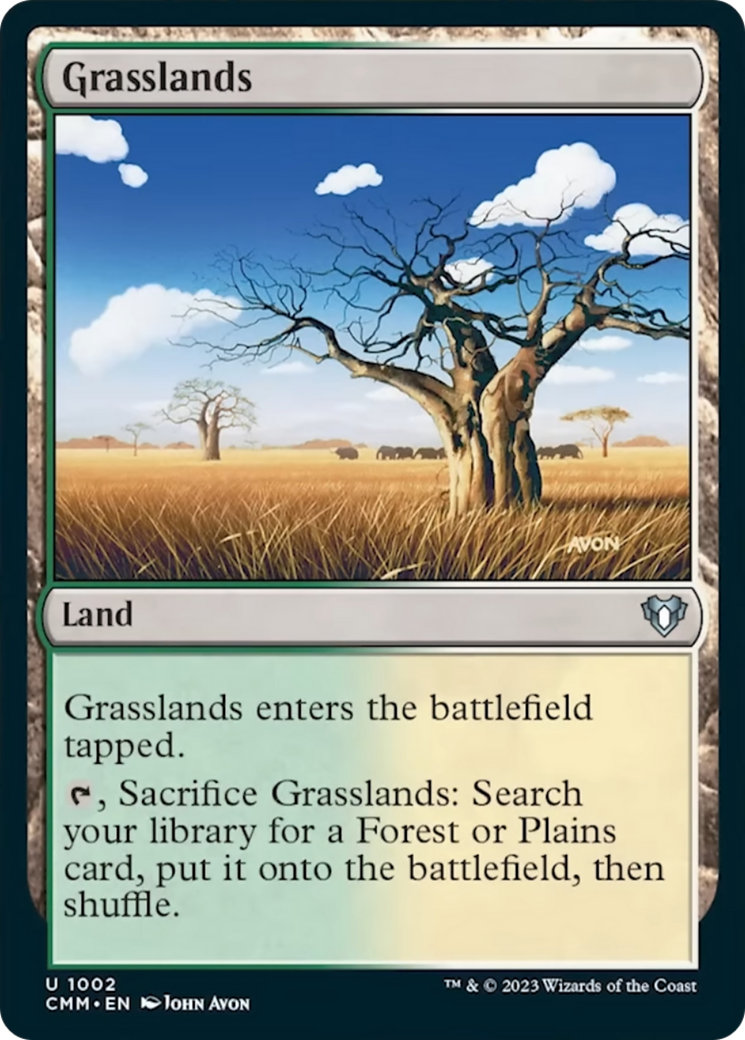 Grasslands [Commander Masters] | Dumpster Cat Games