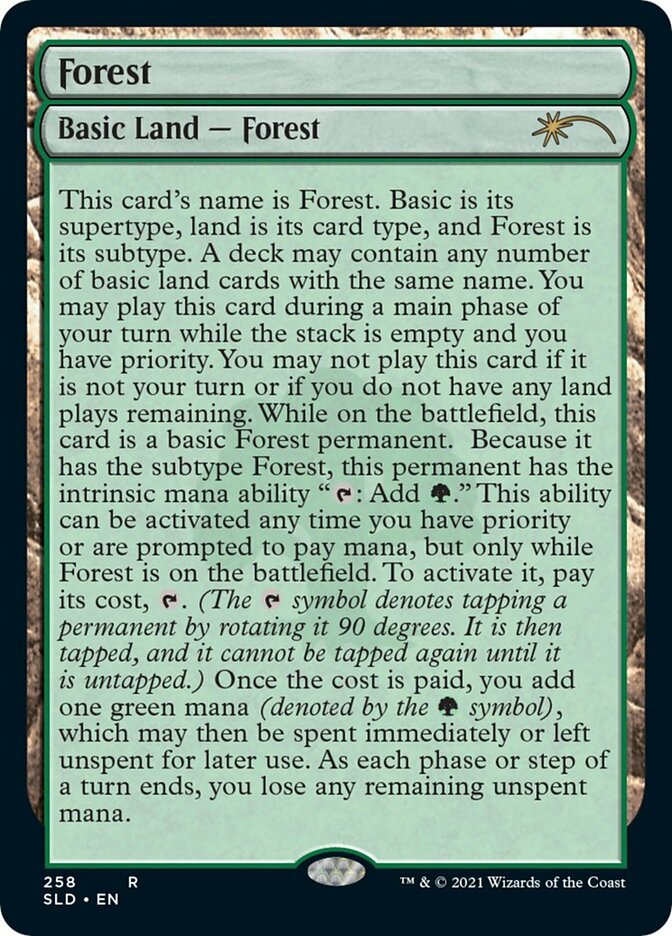Forest (258) [Secret Lair Drop Series] | Dumpster Cat Games