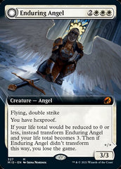 Enduring Angel // Angelic Enforcer (Extended Art) [Innistrad: Midnight Hunt] | Dumpster Cat Games
