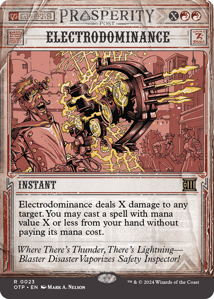Electrodominance [Outlaws of Thunder Junction: Breaking News] | Dumpster Cat Games