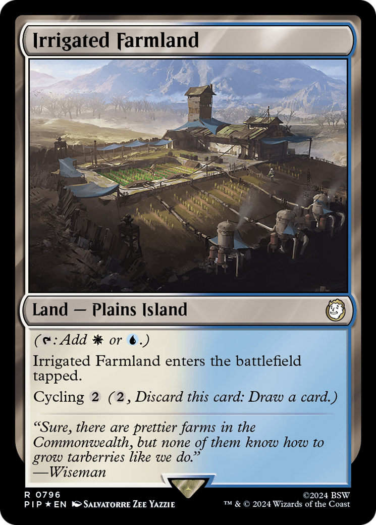 Irrigated Farmland (Surge Foil) [Fallout] | Dumpster Cat Games
