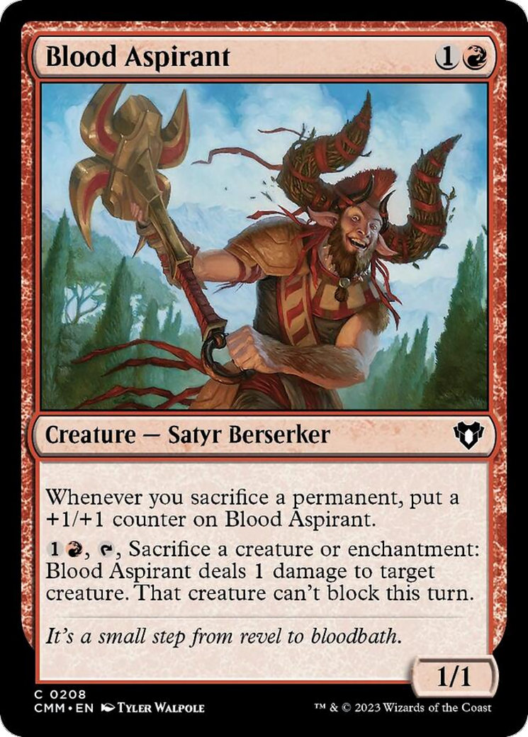 Blood Aspirant [Commander Masters] | Dumpster Cat Games