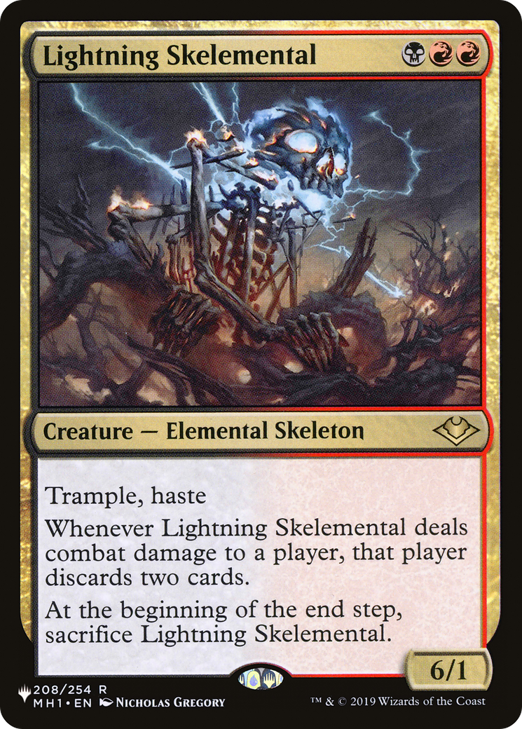 Lightning Skelemental [The List] | Dumpster Cat Games