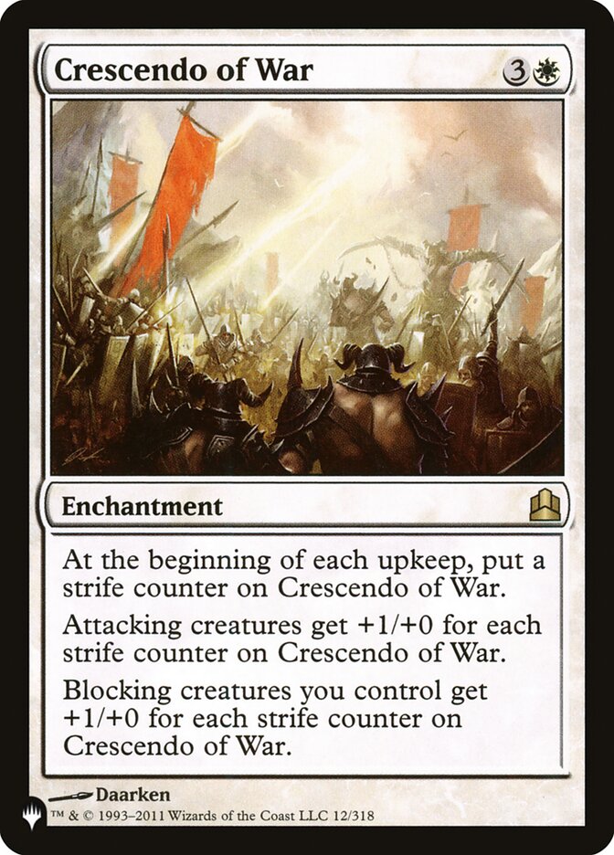 Crescendo of War [The List] | Dumpster Cat Games