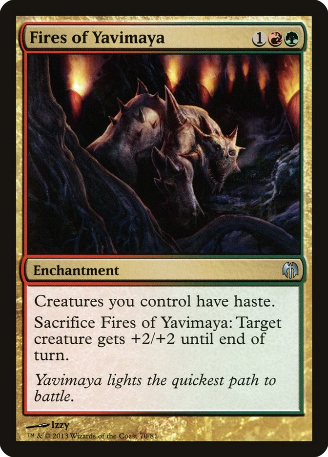 Fires of Yavimaya [Duel Decks: Heroes vs. Monsters] | Dumpster Cat Games