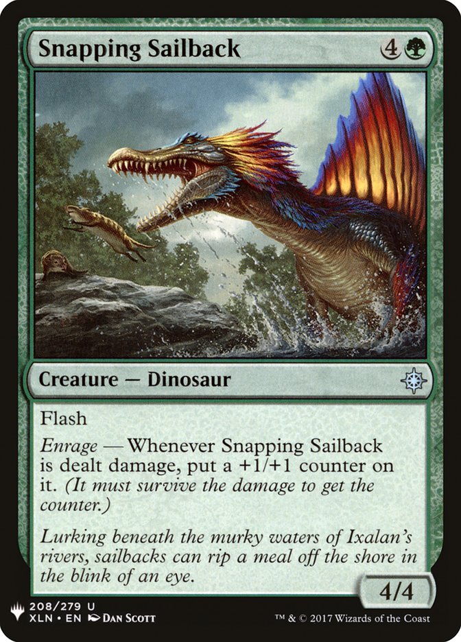 Snapping Sailback [Mystery Booster] | Dumpster Cat Games