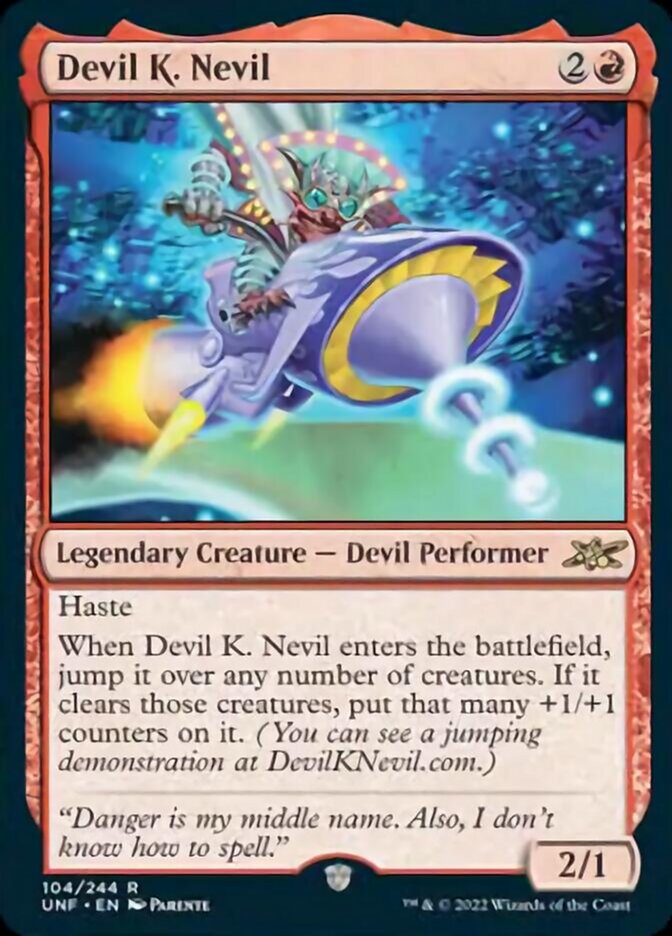 Devil K. Nevil [Unfinity] | Dumpster Cat Games