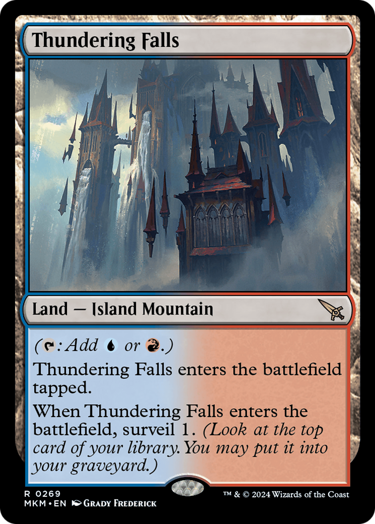 Thundering Falls [Murders at Karlov Manor] | Dumpster Cat Games