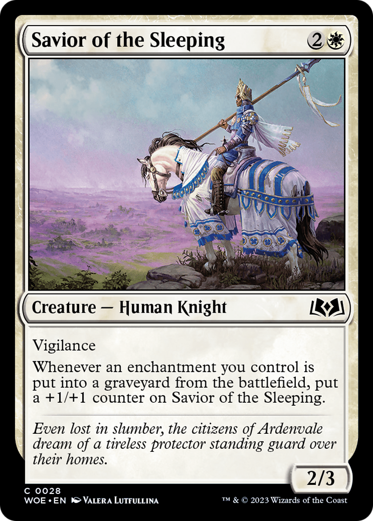 Savior of the Sleeping [Wilds of Eldraine] | Dumpster Cat Games