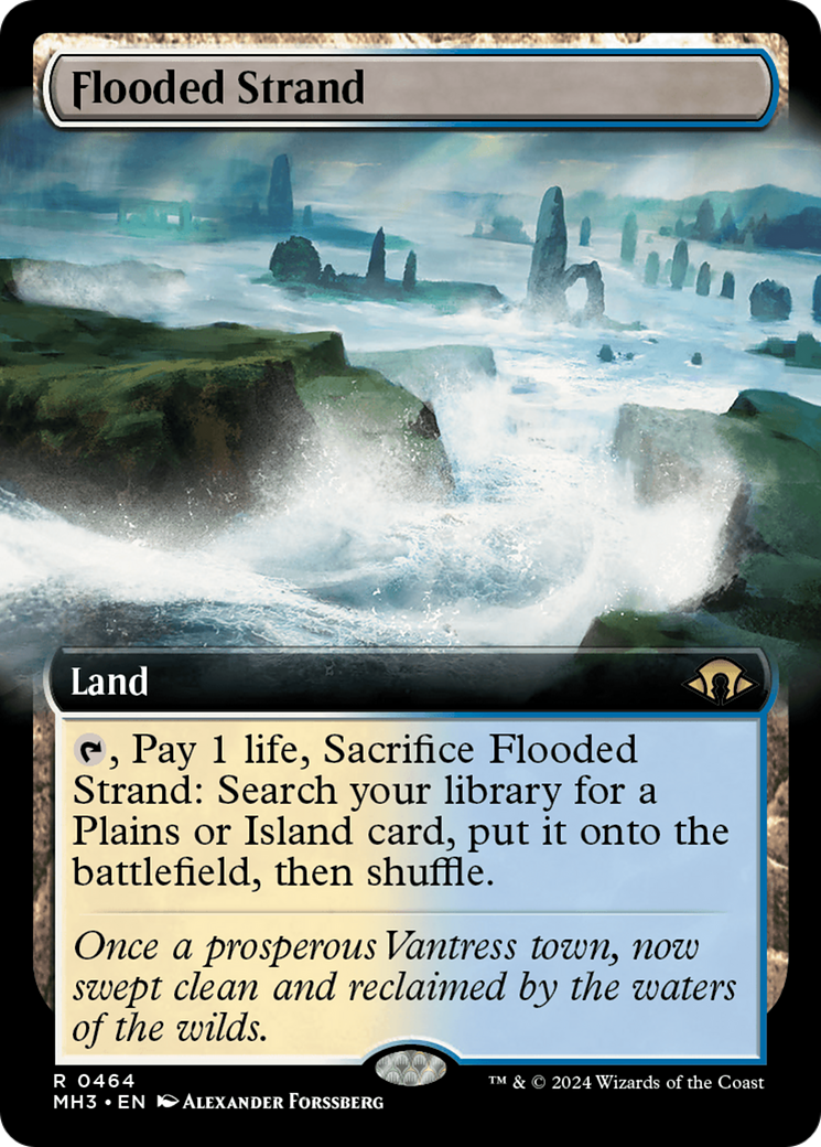 Flooded Strand (Extended Art) [Modern Horizons 3] | Dumpster Cat Games