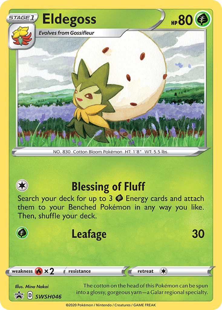 Eldegoss (SWSH046) [Sword & Shield: Black Star Promos] | Dumpster Cat Games