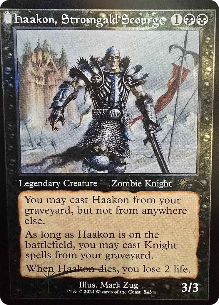 Haakon, Stromgald Scourge (Retro Frame) [Secret Lair Drop Series] | Dumpster Cat Games