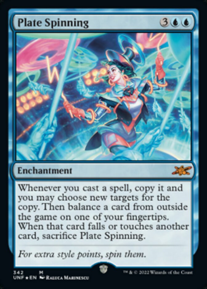 Plate Spinning (Galaxy Foil) [Unfinity] | Dumpster Cat Games