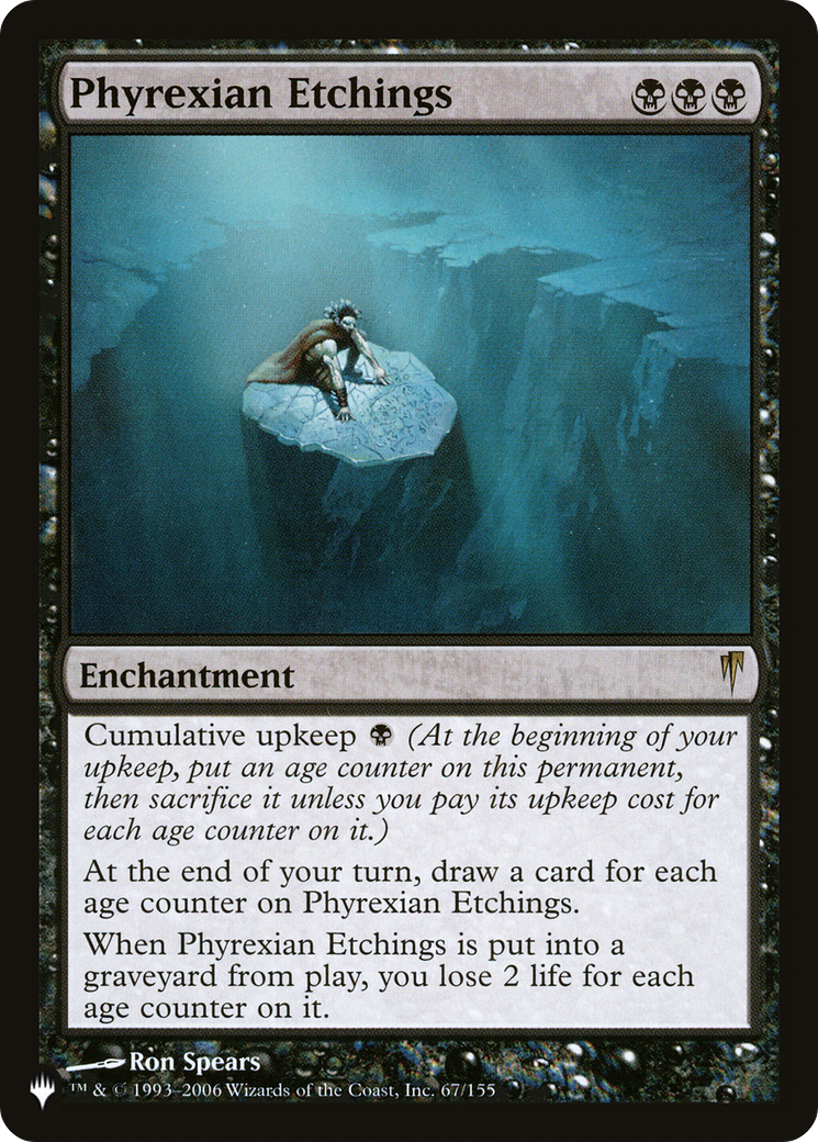 Phyrexian Etchings [The List] | Dumpster Cat Games