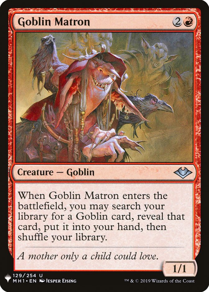 Goblin Matron [Mystery Booster] | Dumpster Cat Games