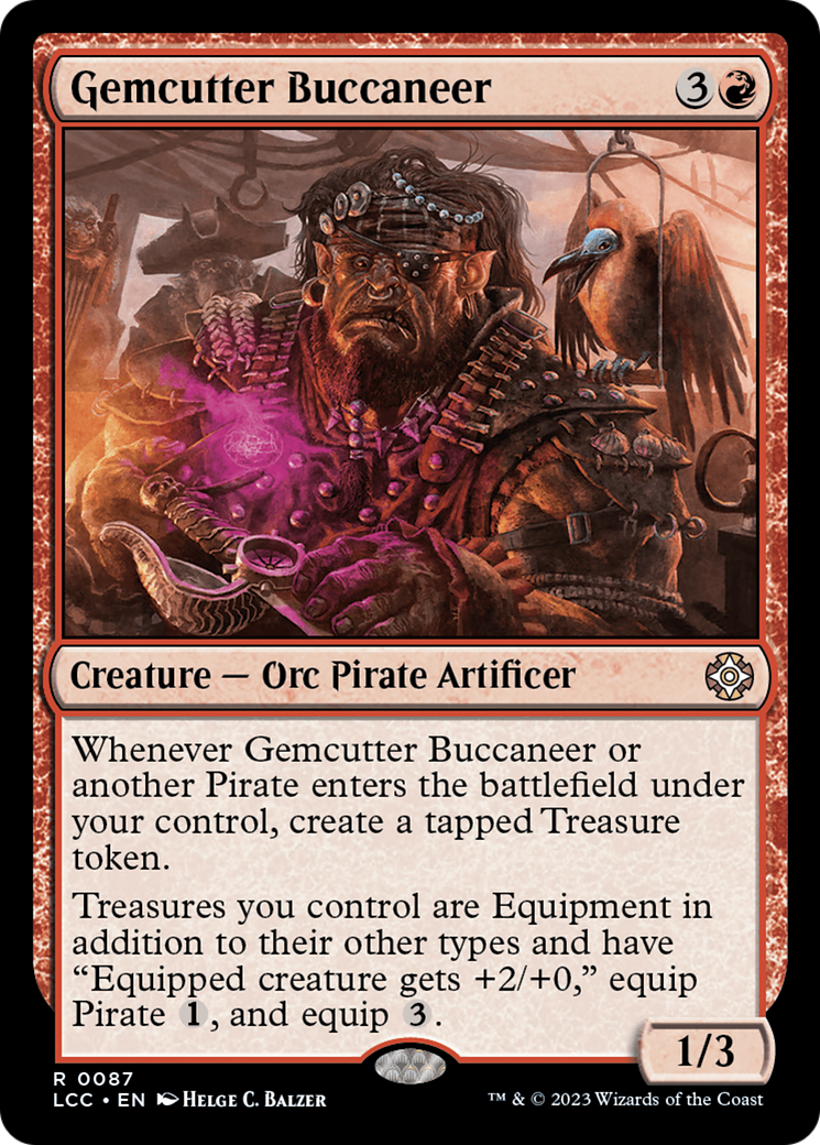 Gemcutter Buccaneer [The Lost Caverns of Ixalan Commander] | Dumpster Cat Games