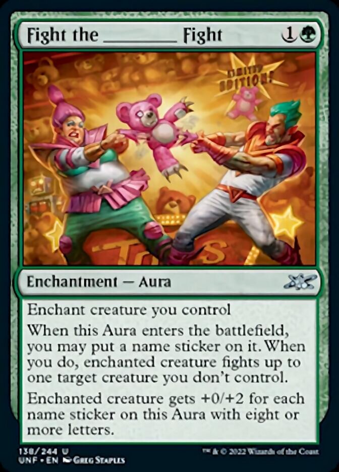 Fight the _____ Fight [Unfinity] | Dumpster Cat Games