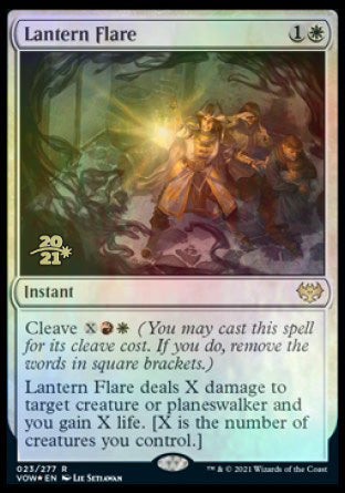 Lantern Flare [Innistrad: Crimson Vow Prerelease Promos] | Dumpster Cat Games