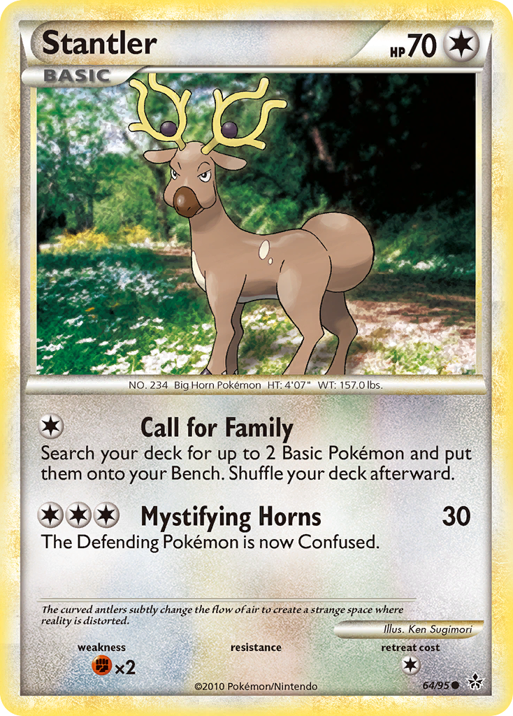 Stantler (64/95) [HeartGold & SoulSilver: Unleashed] | Dumpster Cat Games