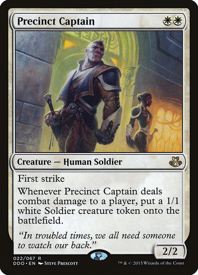 Precinct Captain [Duel Decks: Elspeth vs. Kiora] | Dumpster Cat Games