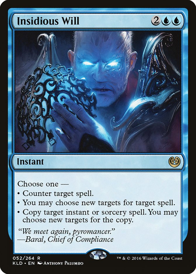Insidious Will [Kaladesh] | Dumpster Cat Games