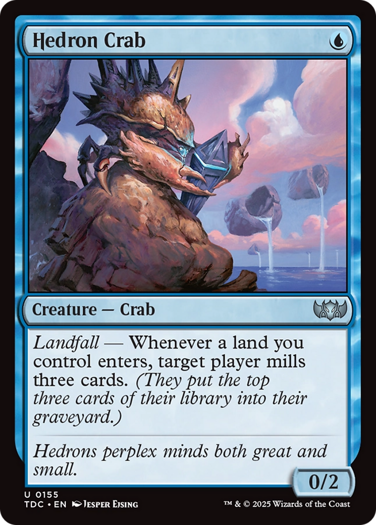 Hedron Crab [Tarkir: Dragonstorm Commander] | Dumpster Cat Games