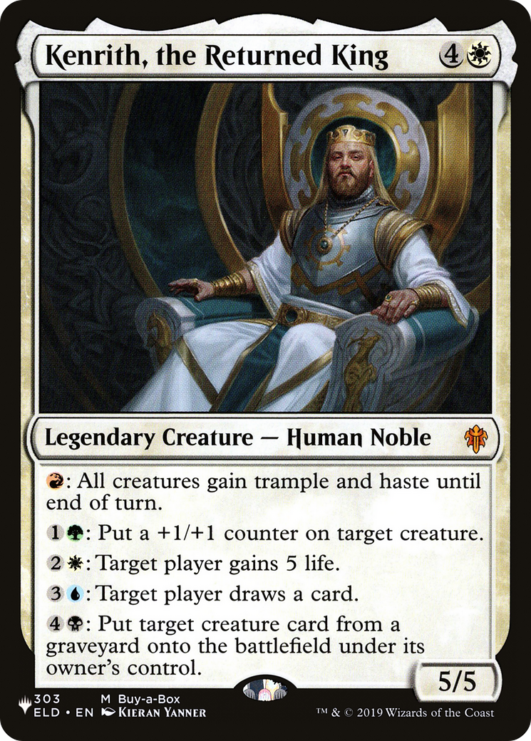 Kenrith, the Returned King [The List] | Dumpster Cat Games
