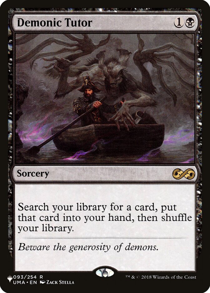 Demonic Tutor [The List] | Dumpster Cat Games