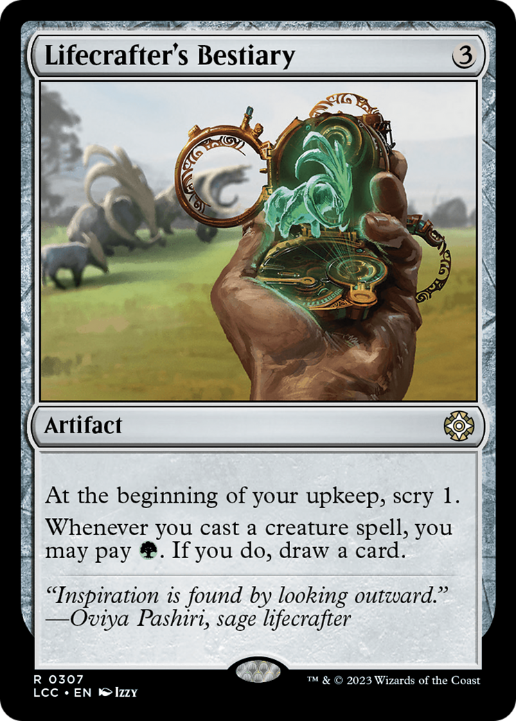 Lifecrafter's Bestiary [The Lost Caverns of Ixalan Commander] | Dumpster Cat Games
