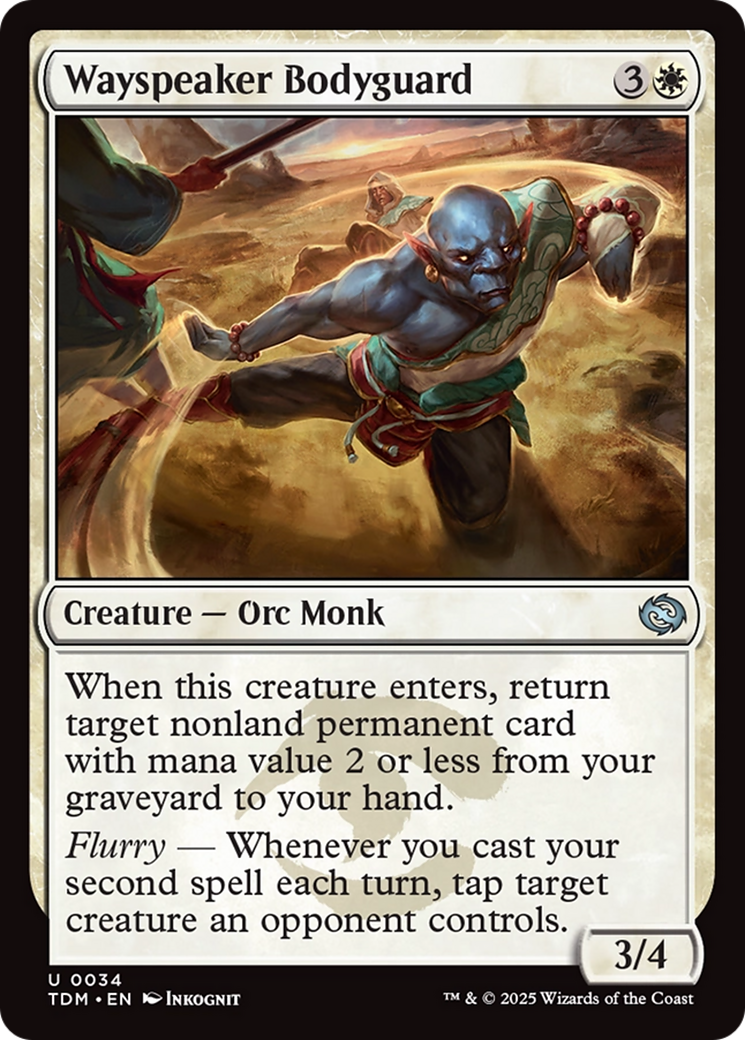 Wayspeaker Bodyguard [Tarkir: Dragonstorm] | Dumpster Cat Games