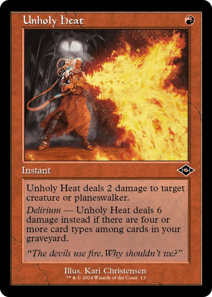 Unholy Heat (Retro) [Modern Horizons 2] | Dumpster Cat Games