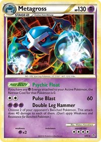 Metagross (4/95) (Cracked Ice Holo) (Theme Deck Exclusive) [HeartGold & SoulSilver: Unleashed] | Dumpster Cat Games