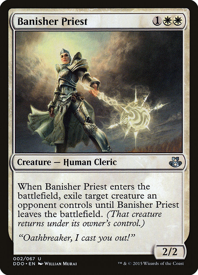 Banisher Priest [Duel Decks: Elspeth vs. Kiora] | Dumpster Cat Games