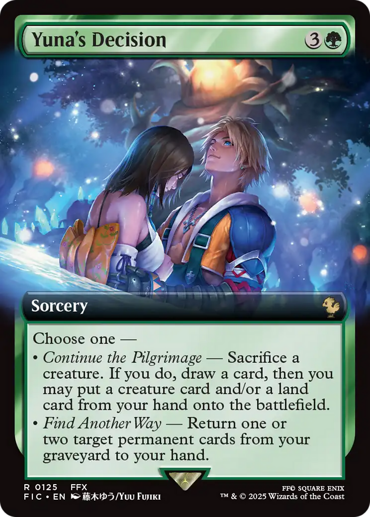 Yuna's Decision (Extended Art) [FINAL FANTASY Commander] | Dumpster Cat Games