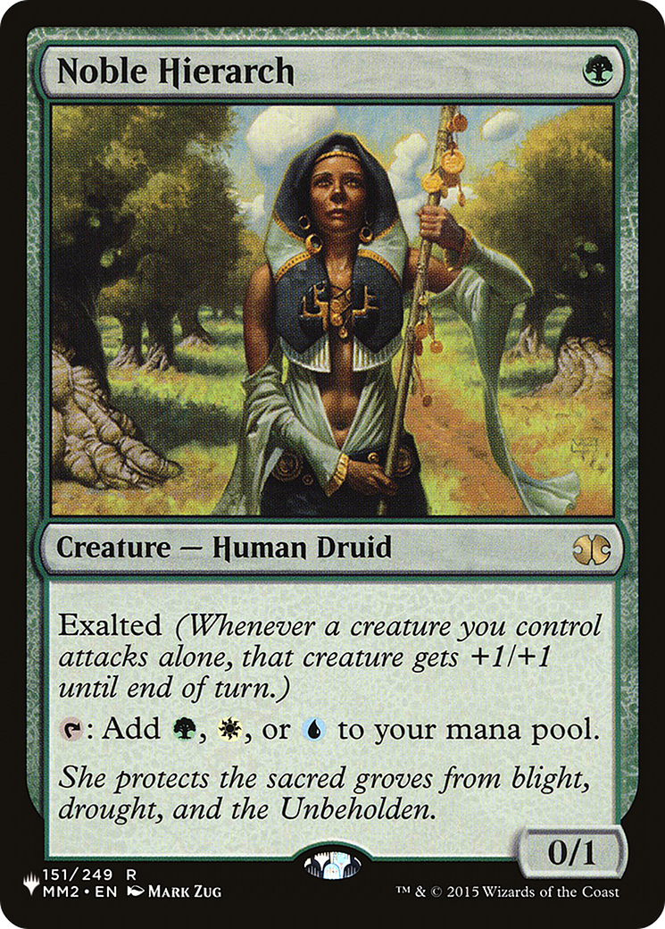 Noble Hierarch [The List] | Dumpster Cat Games
