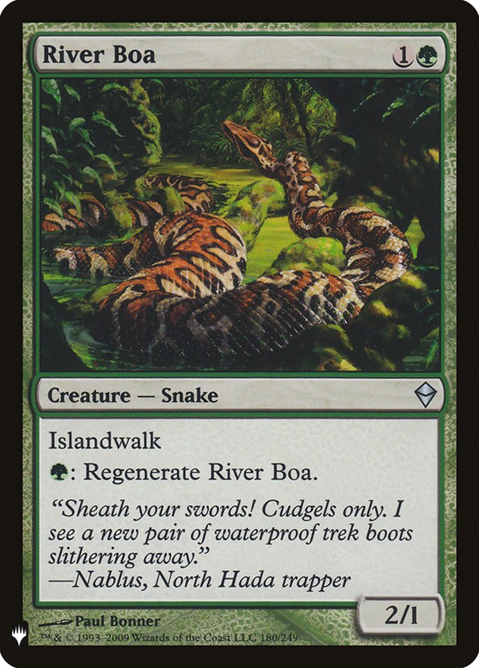 River Boa [Mystery Booster] | Dumpster Cat Games