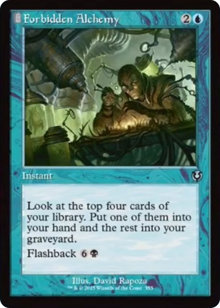 Forbidden Alchemy (Retro Frame) [Innistrad Remastered] | Dumpster Cat Games