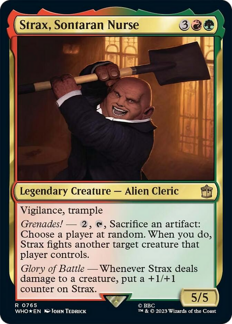 Strax, Sontaran Nurse (Surge Foil) [Doctor Who] | Dumpster Cat Games