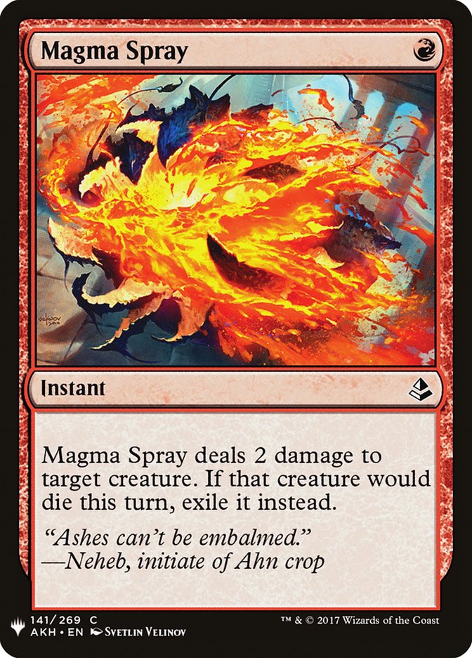 Magma Spray [Mystery Booster] | Dumpster Cat Games