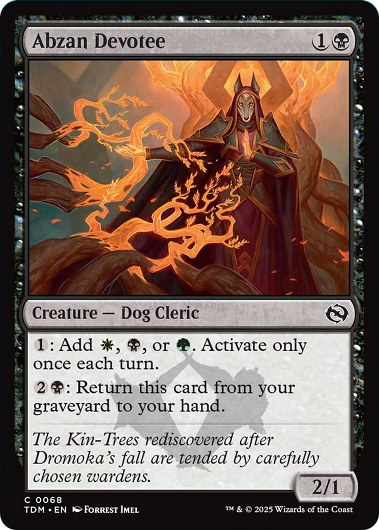 Abzan Devotee [Tarkir: Dragonstorm] | Dumpster Cat Games