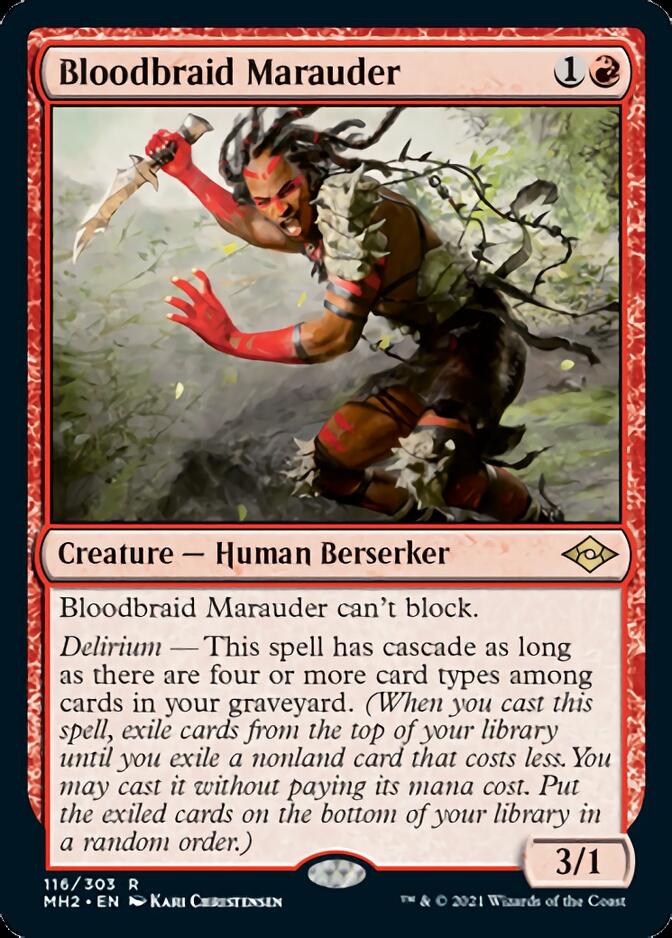 Bloodbraid Marauder [Modern Horizons 2] | Dumpster Cat Games