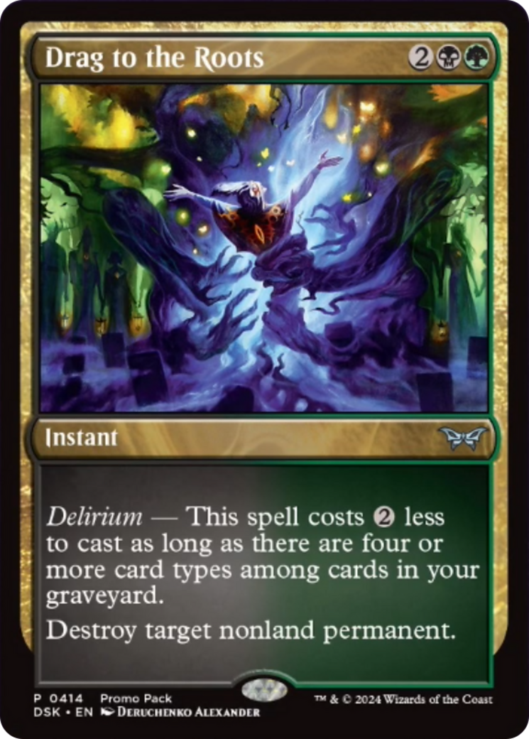 Drag to the Roots (Promo Pack) [Duskmourn: House of Horror Promos] | Dumpster Cat Games