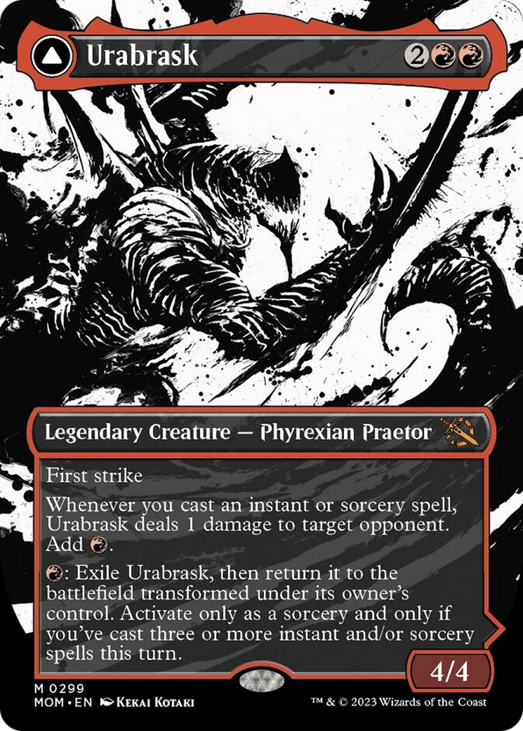 Urabrask // The Great Work (Showcase Planar Booster Fun) [March of the Machine] | Dumpster Cat Games
