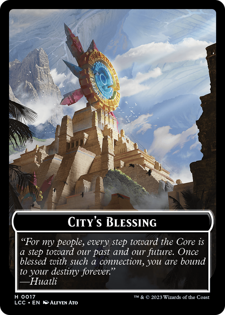 Tiny // City's Blessing Double-Sided Token [Secret Lair Drop Series] | Dumpster Cat Games