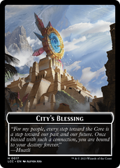Tiny // City's Blessing Double-Sided Token [Secret Lair Drop Series] | Dumpster Cat Games